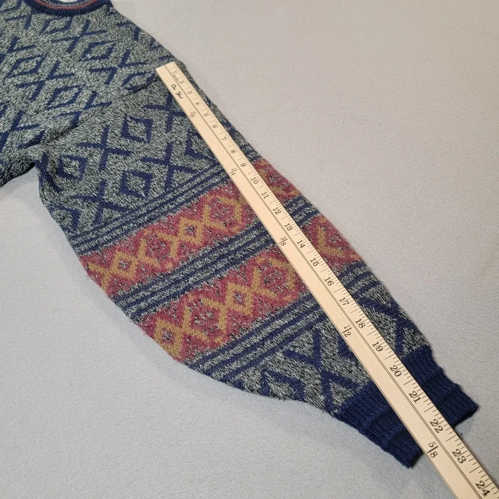 Vintage McGregor Knit Sweater Fair Isle Geometric Crewneck Grandpa Core Men's XL